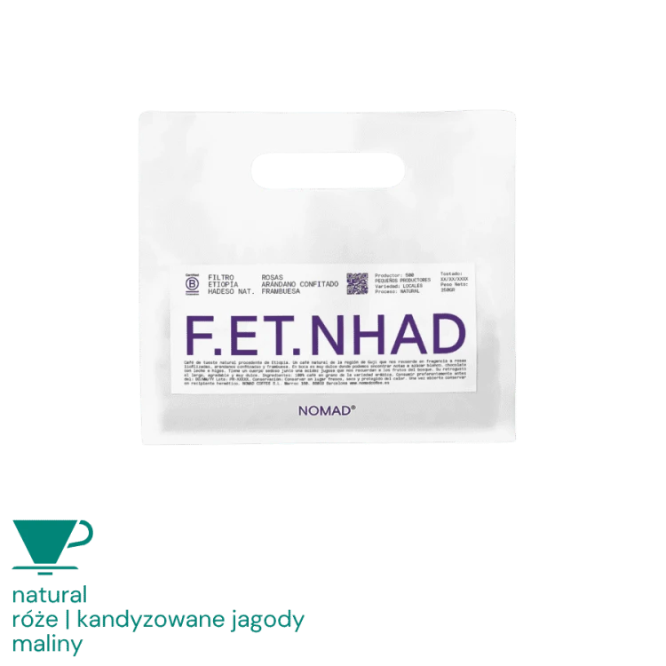 Nomad Coffee Etiopia Shakiso Hadeso filter 250 g | CoffeeLove