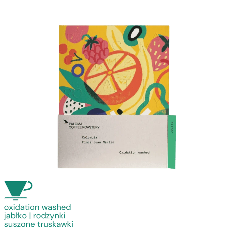 Paloma Coffee Kolumbia Finca Juan Martin filter 200 g | CoffeeLove