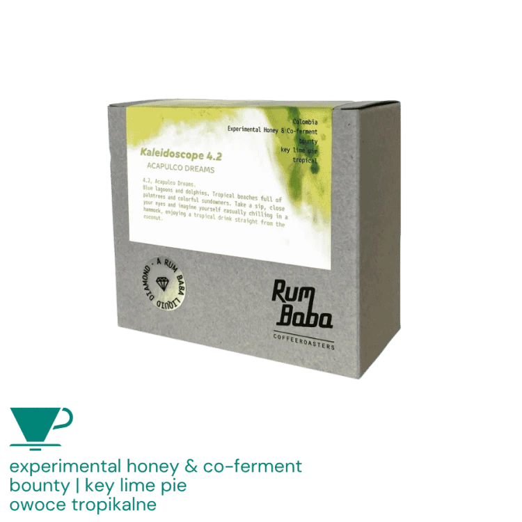 Rum Baba Kolumbia Kaleidoscope 4.2 Acapulco Dreams filter 200 g | CoffeeLove