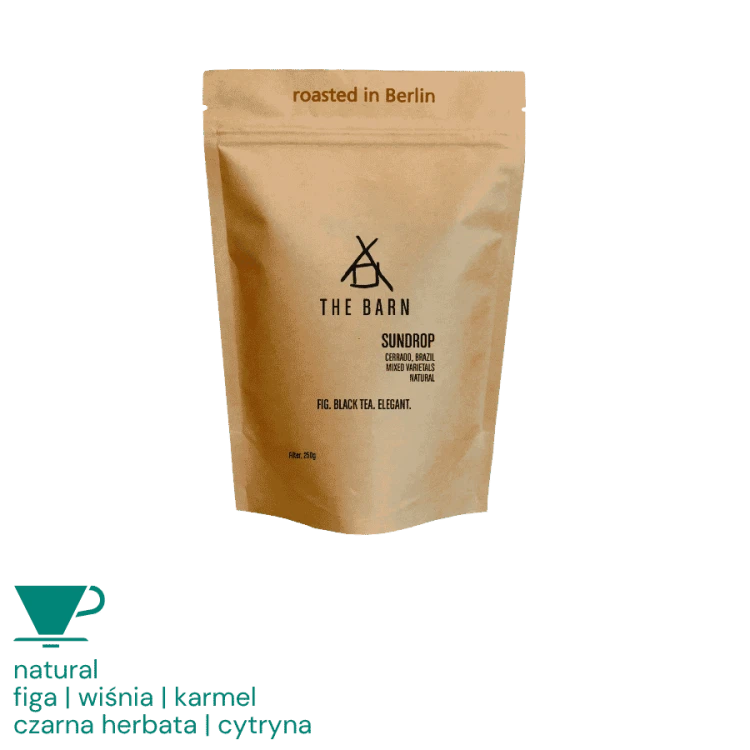 The Barn Brazylia Sundrop filter 250 g | CoffeeLove