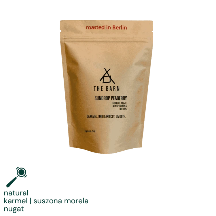 The Barn Brazylia Sundrop Peaberry 250 g | CoffeeLove