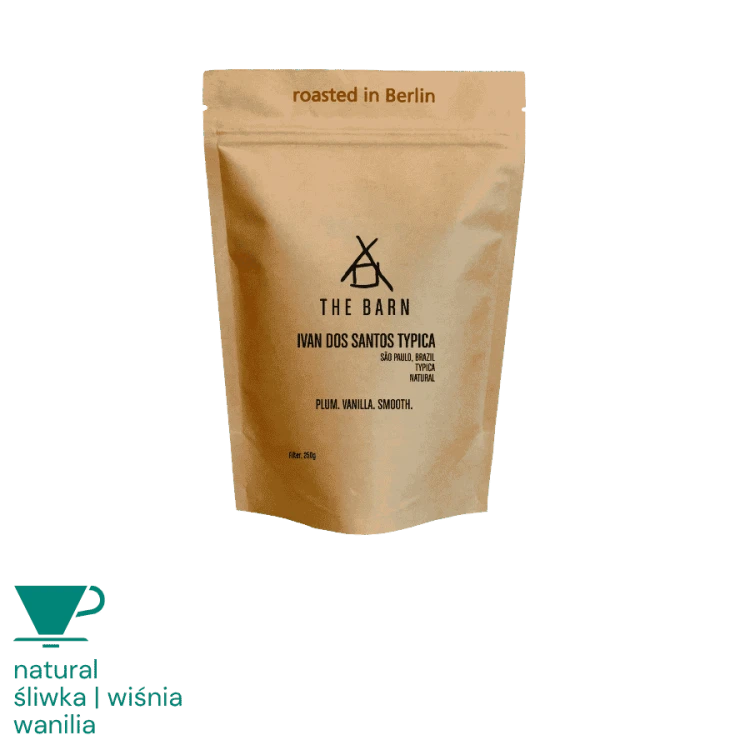 The Barn Brazylia Ivan Dos Santos Typica filter 250 g | CoffeeLove