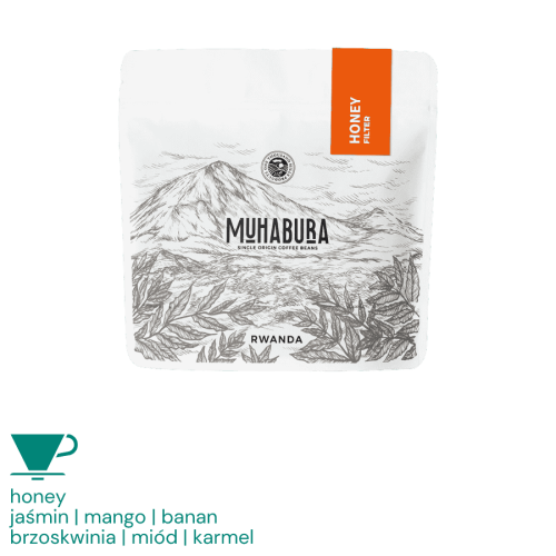 1000 Hills Muhabura Rwanda honey filtr 250g kawa ziarnista Speciality | CoffeeLove