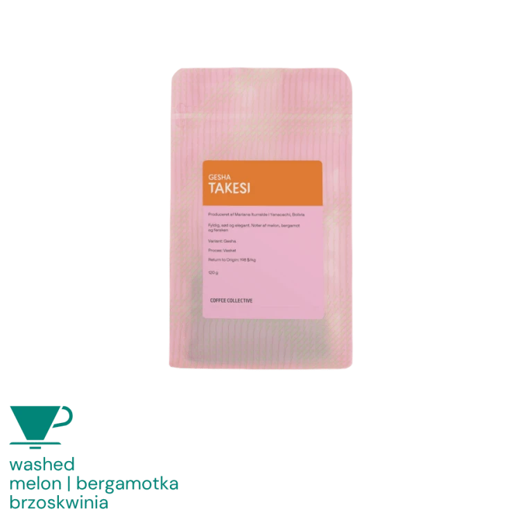 Coffee Collective Boliwia Takesi Gesha filter 120 g | CoffeeLove