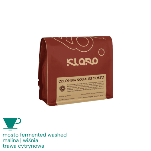 Klaro Kolumbia Nogales Mosto filter 200 g | CoffeeLove