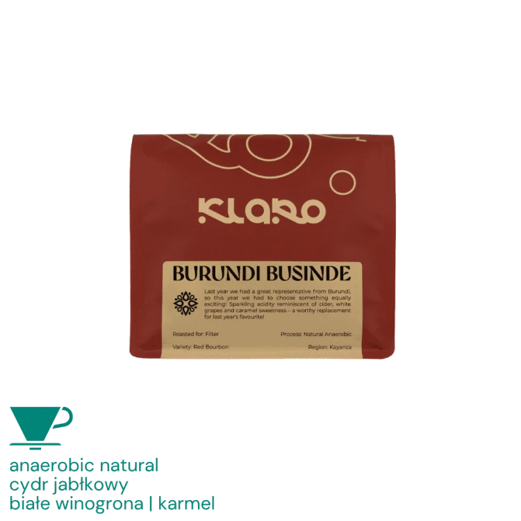 Klaro Burundi Businde filter 200 g | CoffeeLove