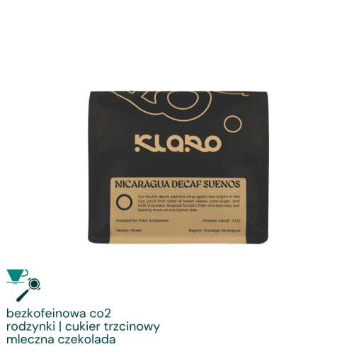Klaro Nikaragua Decaf Suneos Omniroast 250 g | CoffeeLove