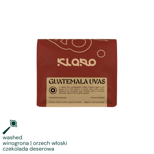 Klaro Gwatemala Uvas 250 g | CoffeeLove
