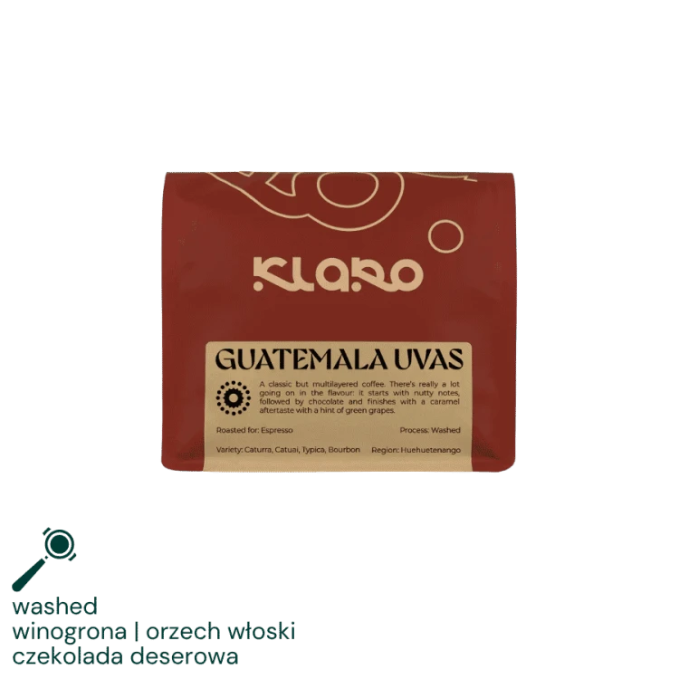 Klaro Gwatemala Uvas 250 g | CoffeeLove