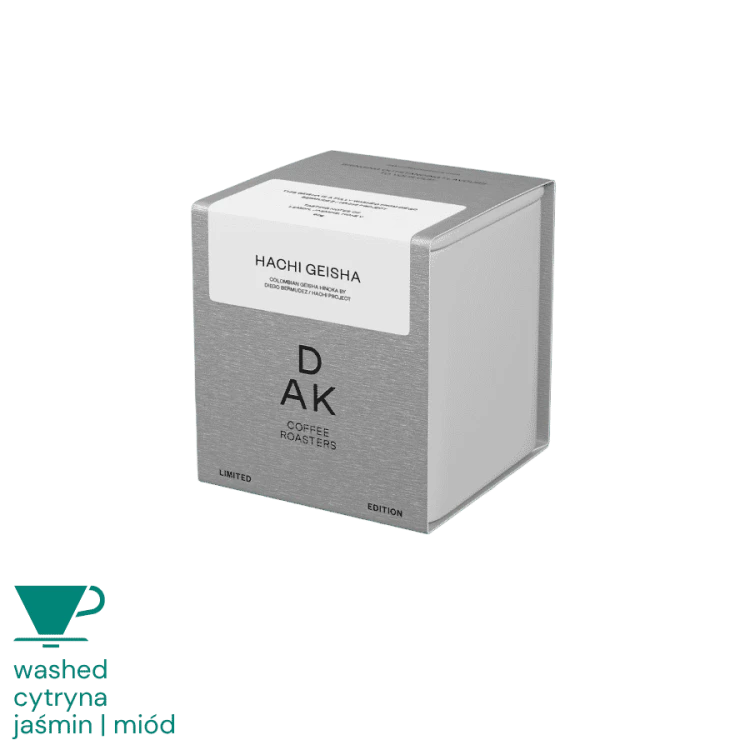 DAK Kolumbia Hachi Geisha filter 60 g | CoffeeLove