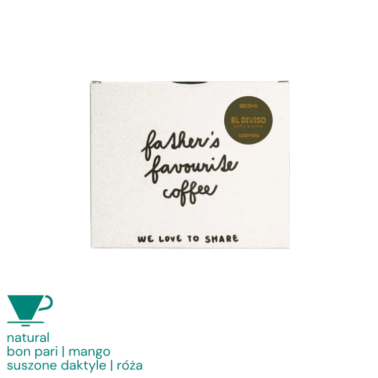 Father's Coffee Kolumbia El Diviso Geisha filter 100 g | CoffeeLove