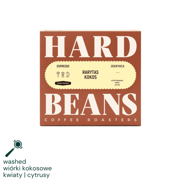 Hard Beans Rarytas Kokos 250 g | CoffeeLove