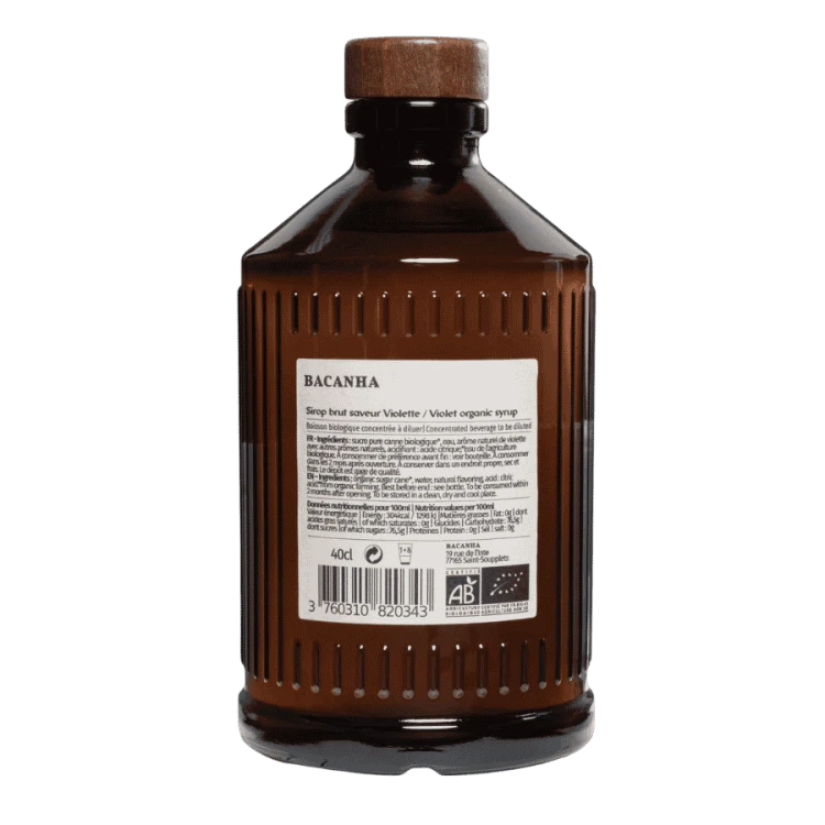 Bacanha syrop o smaku fiołkowym 400 ml | CoffeeLove