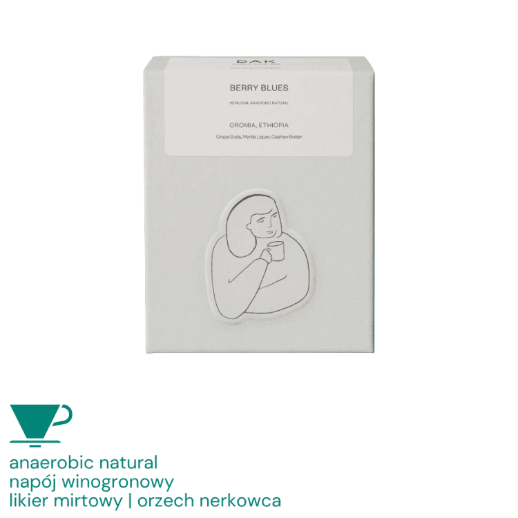 DAK Etiopia Berry Blues filter 250 g | CoffeeLove