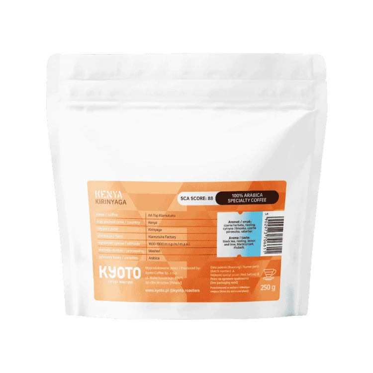Kyoto Kenia AA Top Kiamutuira filter 250 g | CoffeeLove