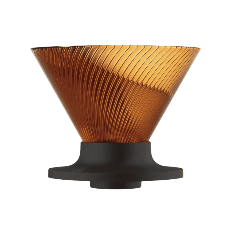 Hario NEO V60-02 - dripper tritanowy (rozmiar 02) bursztynowy | CoffeeLove