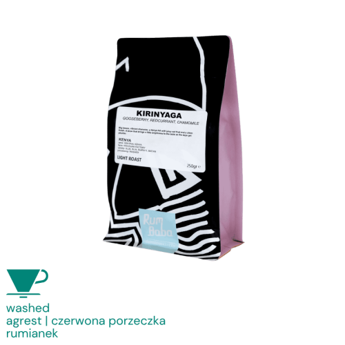 Rum Baba Kenia Kirinyaga filter 250 g | CoffeeLove