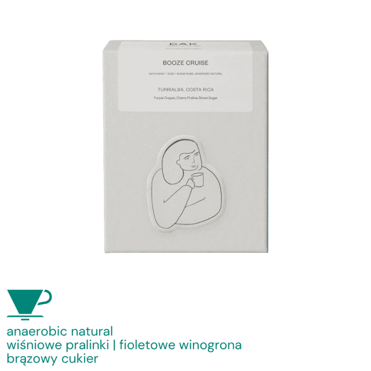 DAK Kostaryka Booze Cruise filter 250 g | CoffeeLove