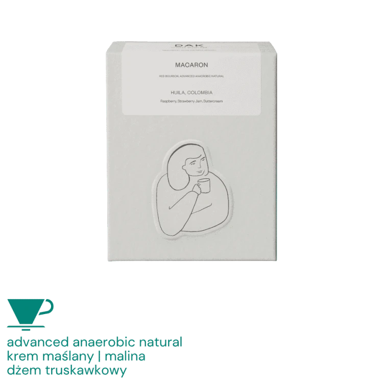 DAK Kolumbia Macaron filter 200 g | CoffeeLove