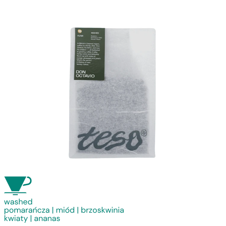 Teso Boliwia Don Octavio 250 g filter | CoffeeLove