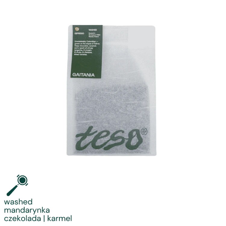 Teso Kolumbia Gaitania 250 g | CoffeeLove