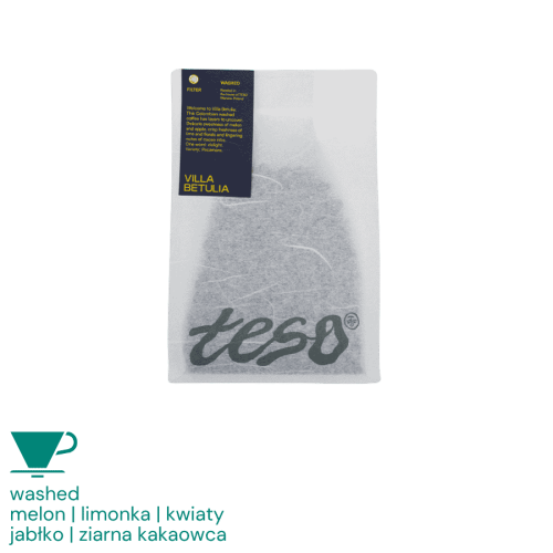 Teso Kolumbia Villa Betulia filter 250 g | CoffeeLove