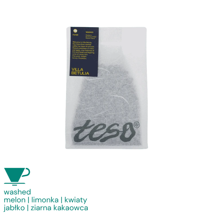 Teso Kolumbia Villa Betulia filter 250 g | CoffeeLove