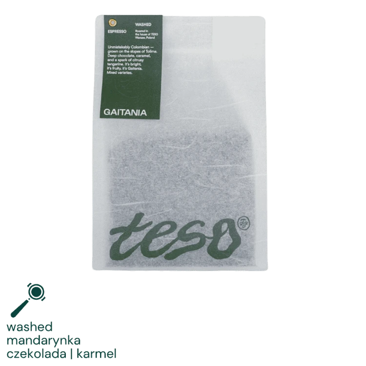 Teso Kolumbia Gaitania 1 kg | CoffeeLove