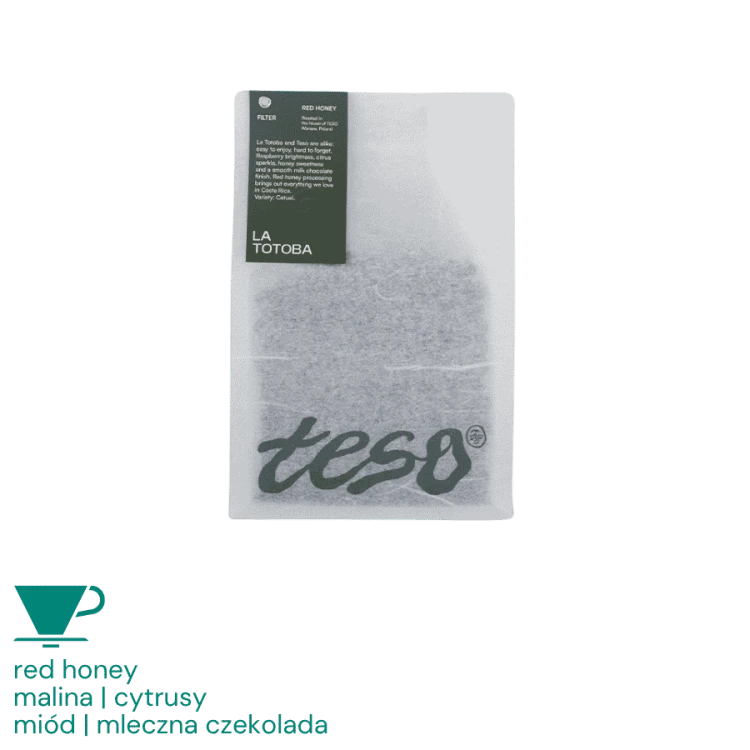 Teso Kostaryka La Totoba Red Honey filter 250 g | CoffeeLove