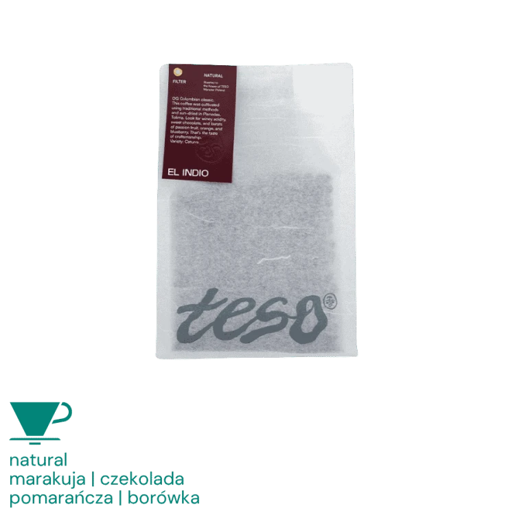 Teso Kolumbia El Indio filter 250 g | CoffeeLove