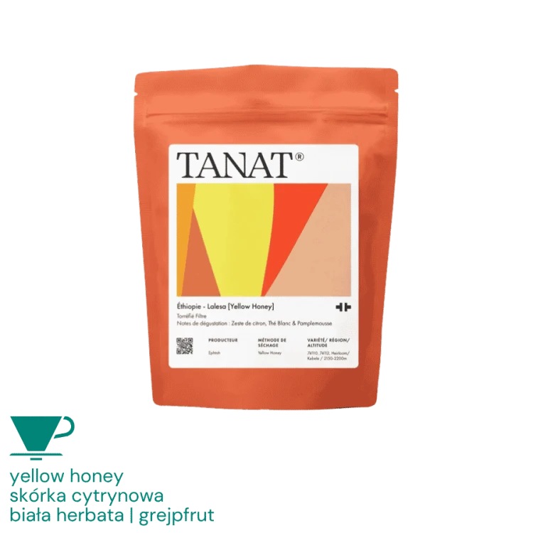Tanat Coffee Etiopia Lalesa [Yellow Honey] filter 200 g | CoffeeLove