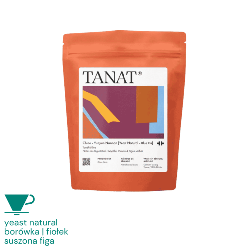 Tanat Coffee Chiny Yunyun Nannan [Yeast Natural - Blue Iris] filter 200 g | CoffeeLove