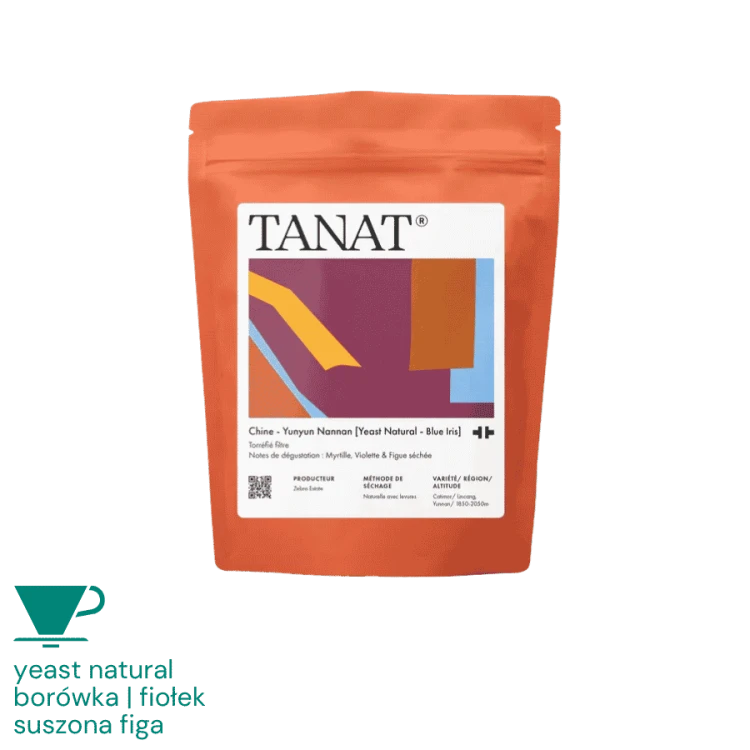 Tanat Coffee Chiny Yunyun Nannan [Yeast Natural - Blue Iris] filter 200 g | CoffeeLove
