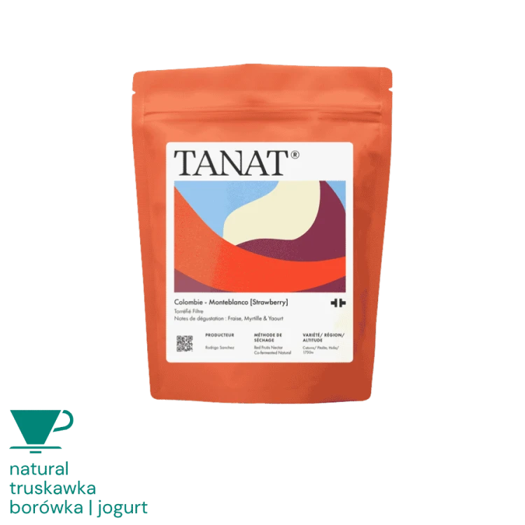 Tanat Coffee Kolumbia Monteblanco [Strawberry] filter 200 g | CoffeeLove