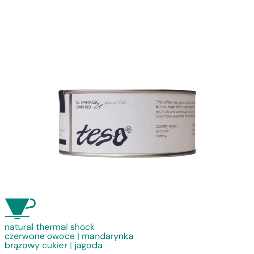 Teso Kolumbia Quindio El Paraiso filter 125 g | CoffeeLove