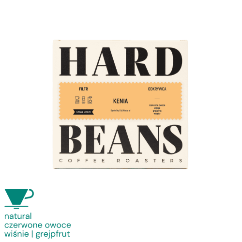 Hard Beans Kenia Odkrywca Kii AA Natural filter 250 g | CoffeeLove