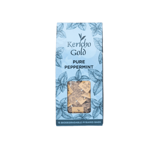 Kericho Gold Mięta - Fioletowa herbata, malwa, cytryna - 15 saszetek | CoffeeLove
