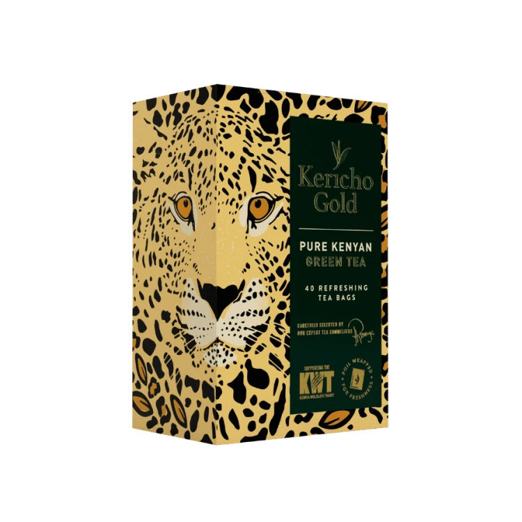 Kericho Gold Pure Tea Zielona herbata Kenia 40 torebek | CoffeeLove