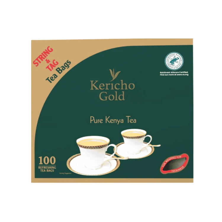 Kericho Gold Kenia Czarna herbata - 100 saszetek | CoffeeLove