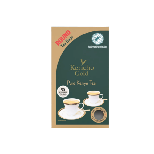 Kericho Gold Kenia Czarna herbata - 50 okrągłych torebek | CoffeeLove