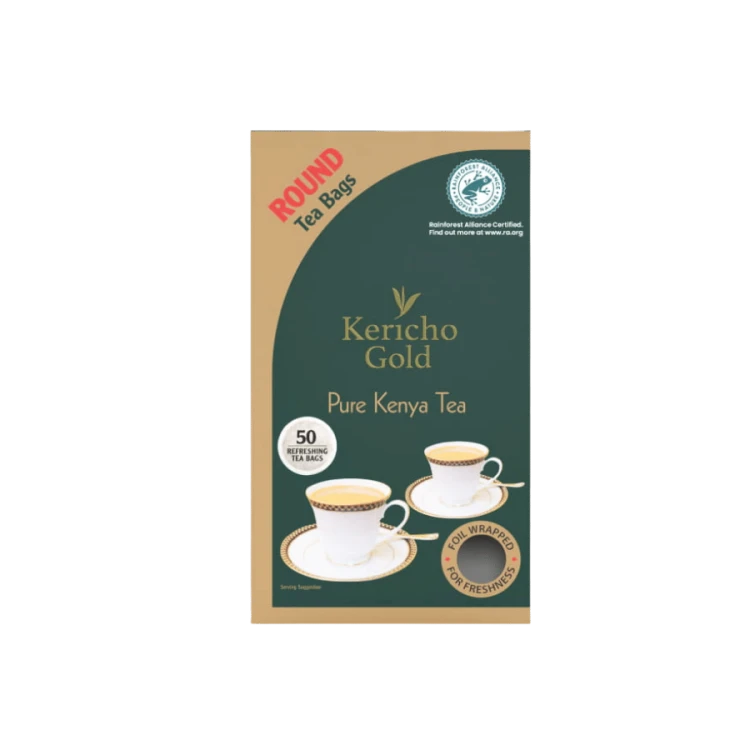 Kericho Gold Kenia Czarna herbata - 50 okrągłych torebek | CoffeeLove