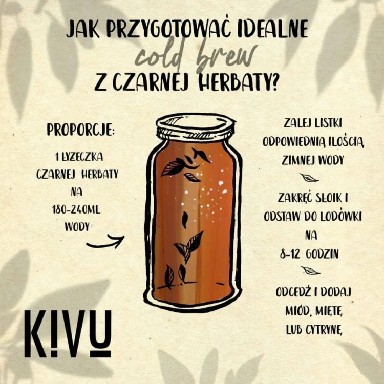 Kivu Select Organic Black Tea | jak przygotować cold brew tea | CoffeeLove