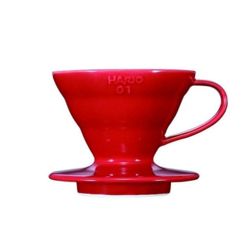 Hario V60-01 dripper ceramiczny czerwony