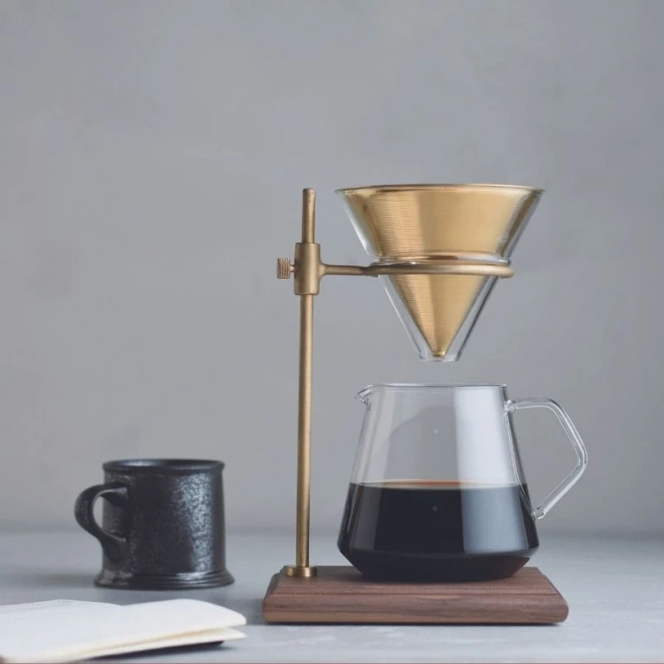 Kinto Slow Coffee Style Speciality Set z drewnianą stacją | CoffeeLove