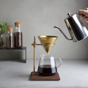 Kinto Slow Coffee Style Speciality Set z drewnianą stacją | CoffeeLove