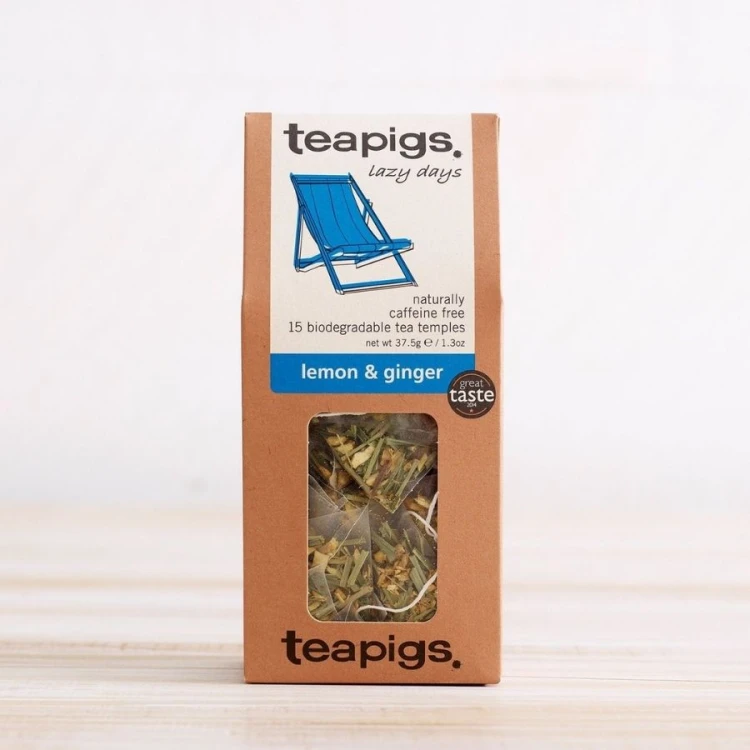 teapigs lemon & ginger 15 piramidek | CoffeeLove