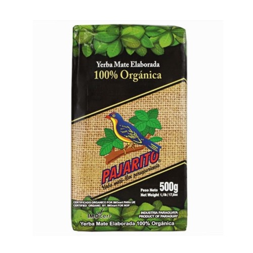 Yerba mate Pajarito 100% Organica 500g