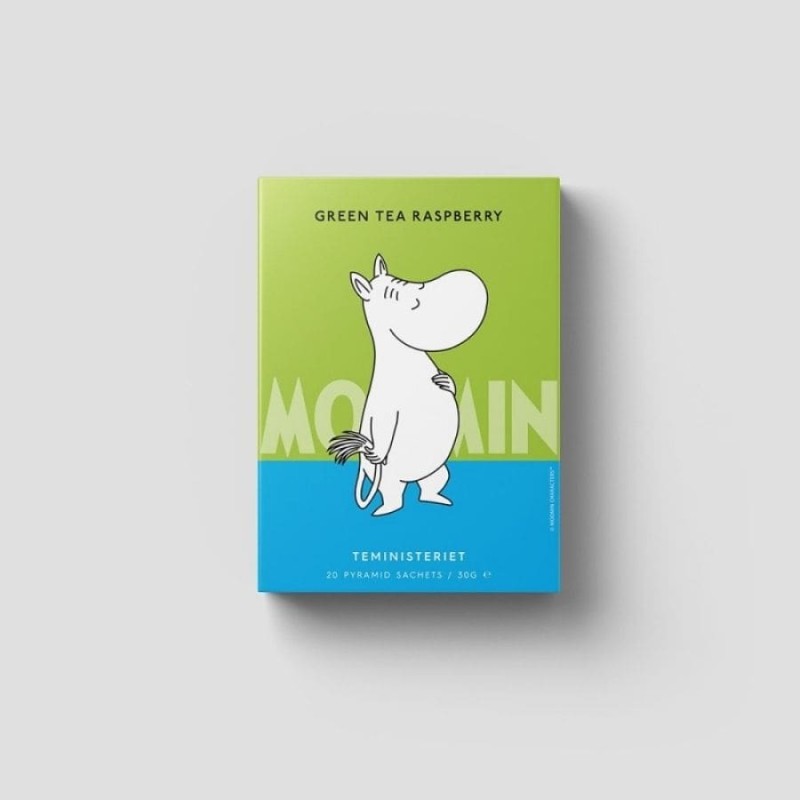Moomin Green Tea Raspberry piramidki | CoffeeLove
