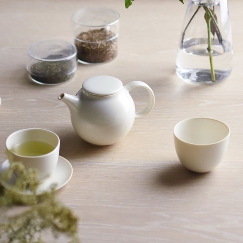 Kinto Pebble cup & saucer 180 ml czarka ze spodkiem | CoffeeLove