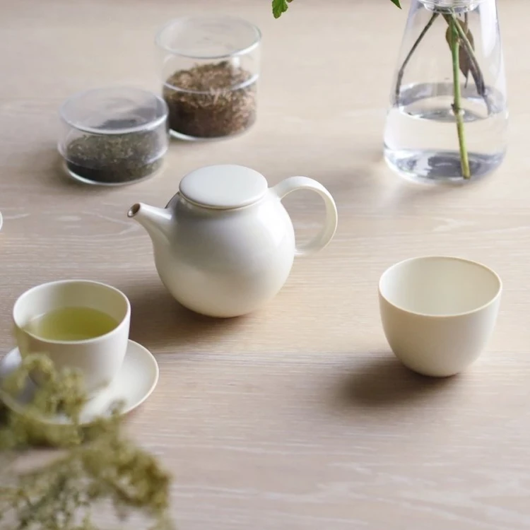 Kinto Pebble cup & saucer 180 ml czarka ze spodkiem | CoffeeLove